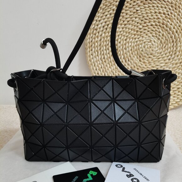 Issey Miyake Handbags - Issey Miyake Black Adjustable Strap Shoulder Bag